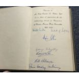 Rare WW2 signed books. The Debt We Owe, The Royal Air Force Benevolent Fund 1919 - 1969