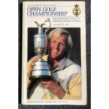 Golf Multiple signed 1987 Open Championship programme booklet. Has 100+ autographs