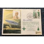 Dambuster bomb inventor Sir Barnes Wallis signed on his own historic Aviators cover.