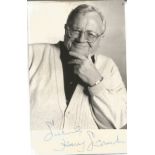 Sir Harry Secombe signed 6x4 black and white photo. (8 September 1921 - 11 April 2001) was a Welsh