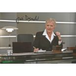 JUDI DENCH Actress signed M from James Bond 8x12 Photo. All autographs come with a Certificate of