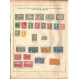 19 USA mint and used stamps. 1885/1909 on loose page. Catalogues at approx £400. Good condition.