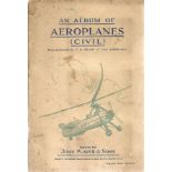Aeroplanes (civil) cigarette card collection in album from John player and sons. 1935 full set of 50