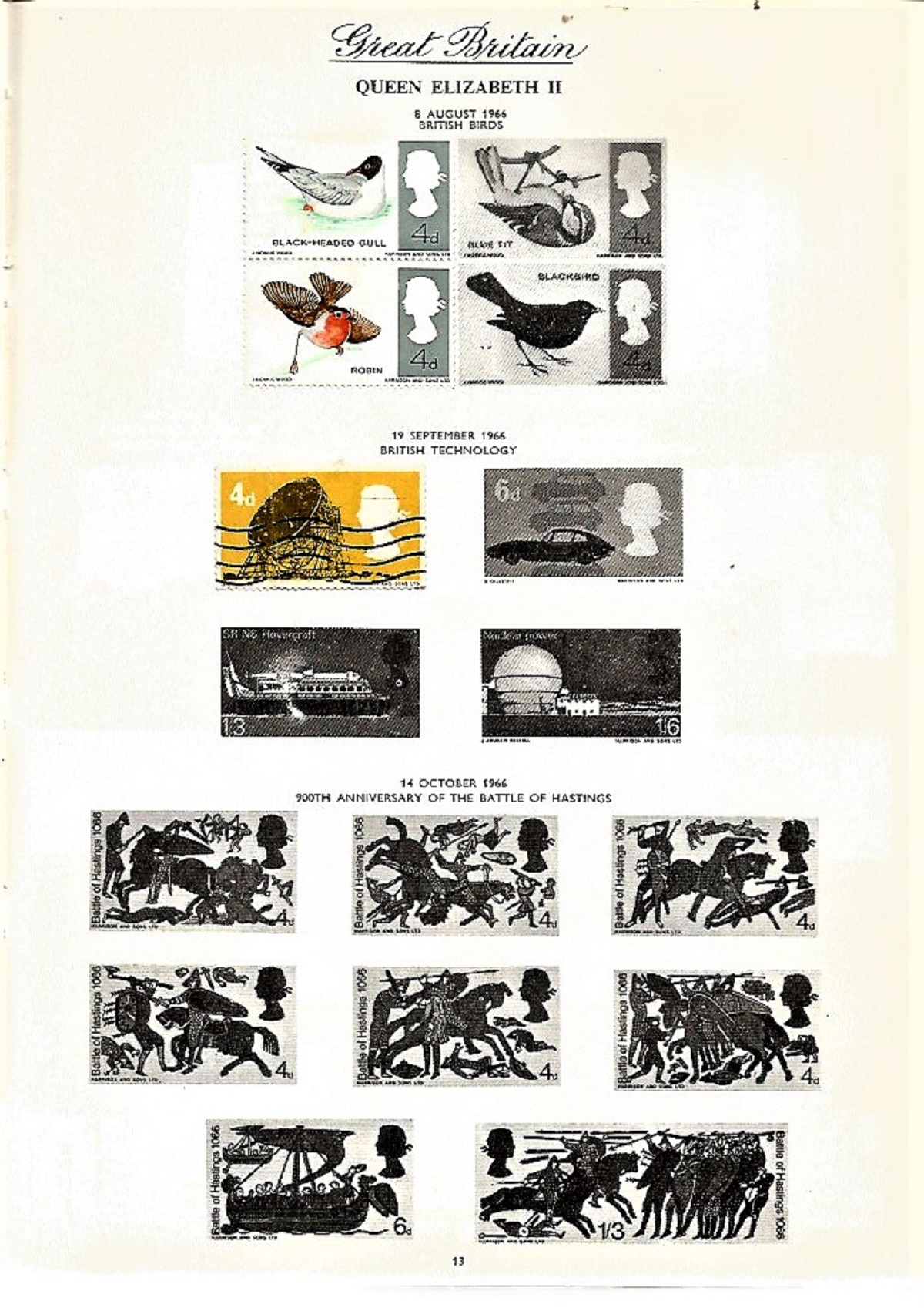 Royal mail stamp album. 58 pages, varying quantities on each page. Includes GB, Italy, Romania, - Image 2 of 3