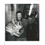 Jamie Oliver signed 10x8 black and white photo. Jamie Trevor Oliver MBE (born 27 May 1975) is a