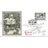 Geoff Hurst signed British Football Heroes Benham small silk FDC. All autographs come with a