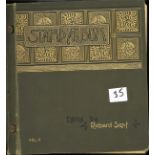 SENF'S permanent album. NO STAMPS. Published by C F Luecke. Volume II. Gold engraved cover