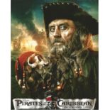 Ian McShane signed Pirates of the Caribbean colour photo. McShanes film roles include Harry Brown in