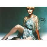 Joanna Lumley signed 12x8 colour photo. Joanna Lamond Lumley, OBE, FRGS (born 1 May 1946) is a