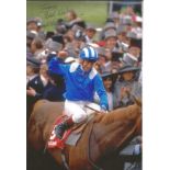 WILLIE CARSON signed Horse Racing Jockey 8x12 Photo. All autographs come with a Certificate of