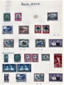 BCW stamp collection on 6 loose album pages. Includes Aden, Australia, Canada, South Africa. Good