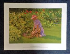 Twos Company print 20x25 approx by the artist Johnny Jonas. Good condition. We combine postage on