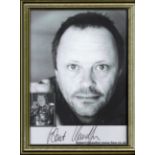 Robert Llewellyn signed 8x6 b/w framed photo card. All autographs come with a Certificate of