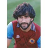 DENNIS MORTIMER signed Aston Villa 8x12 Photo. All autographs come with a Certificate of