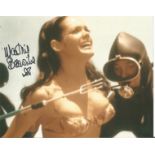 007 Bond girl. 8x10 photo from the Bond movie 'Thunderball' signed by actress Martine Beswick. All