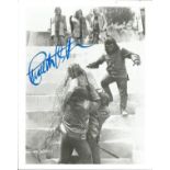 Charlton Heston signed 10x8 black and white photo. Charlton Heston (born John Charles Carter;