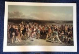 Railway Print 20x27 titled King George V leaving Paddington signed in pencil by the artist Barry