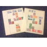 Switzerland stamp collection 2 sheets used dated 1936/1941. Good condition. We combine postage on
