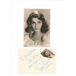 Pier Angeli signature piece and 6x4 black and white photo signed by Marisa Pavan. All autographs