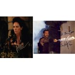 Blowout Sale! Lot of 2 Once Upon A Time tv show hand signed 10x8 photos. This beautiful lot of 2