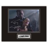 Stunning Display! Candyman Tony Todd hand signed professionally mounted display. This beautiful