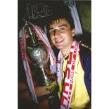 ALAN SMITH 1989, football autographed 12 x 8 photo, a superb image depicting the Arsenal centre-