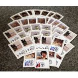 GB postcard collection. Approx 80 in total. 1982/1984 all Benham. Silk screen picture illustrations.