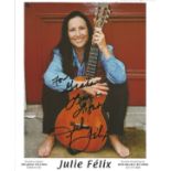 Julie Felix signed 10x8 colour photo. Julie Ann Felix (June 14, 1938 - March 22, 2020) was an