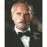 James Bond. 8x10 photo signed by Bond bad guy Julian Glover as Kristatos. All autographs come with a
