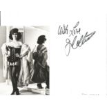 JOAN COLLINS signed Page with The Bitch Photo. All autographs come with a Certificate of