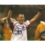 STEVE THOMPSON signed England Rugby 8x10 Photo. All autographs come with a Certificate of