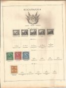 Nicaragua stamp collection on 7 loose sheets. Mostly prior to 1900. Good condition. We combine