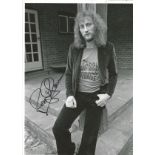 Roger Glover signed 11x8 black and white photo. British bassist, songwriter, and record producer. He