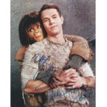 Mark Wahlberg and Helen Bonham Carter signed Planet of the Apes 10x8 colour photo. Planet of the