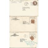 4 envelopes franked from USA film studios during 1946. Includes Margaret O'Brien, Dorothy Lamour,