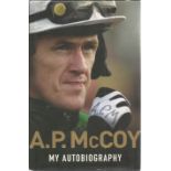 A P McCoy signed My Autobiography hardback book. Signed on inside title page. All autographs come