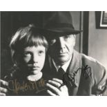 Hayley Mills and John Mills signed 10x8 black and white photo. Hayley Catherine Rose Vivien Mills (