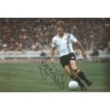 GORDON HILL 1977, football autographed 12 x 8 photo, a superb image depicting the Man United