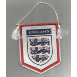 Bobby Robson signed small England pennant. (18 February 1933 - 31 July 2009) was an English