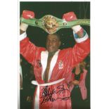 Boxing Frank Bruno signed 12x8 colour photo. Franklin Roy Bruno, MBE (born 16 November 1961) is a