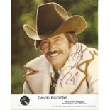 David Rogers signed 10x8 colour photo. David Rodgers (born March 27, 1936 in Atlanta, Georgia;