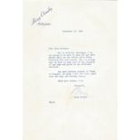 Bing Crosby PRINTED signed letter dated 1947 and envelope. Good condition. We combine postage on