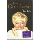 Julie Goodyear signed Just Julie hardback book. Signed on inside title page. All autographs come