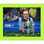 Mark Williams Signed Snooker World Title 8x10 Photo Framed. All autographs come with a Certificate