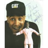 Danny John-Jules signed 10x8 colour magazine photo dedicated. Daniel John-Jules (born 16 September