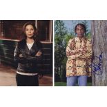 Blowout Sale! Lot of 2 Eureka tv show hand signed 10x8 photos. This beautiful lot of 2 hand signed