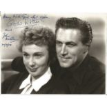 Googie Withers and John McCullen signed 10x8 black and white photo. Dated 24/9/54. All autographs