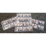 WD Howells cigarette card collection. Set of 50 Radio celebrities. 1934. Good condition. We
