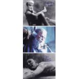 Blowout Sale Lot of 3 Nightbreed hand signed 10x8 photos. This beautiful set of 3 hand-signed photos