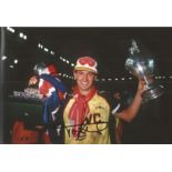 TONY ADAMS signed Arsenal 8x12 Photo. All autographs come with a Certificate of Authenticity. We